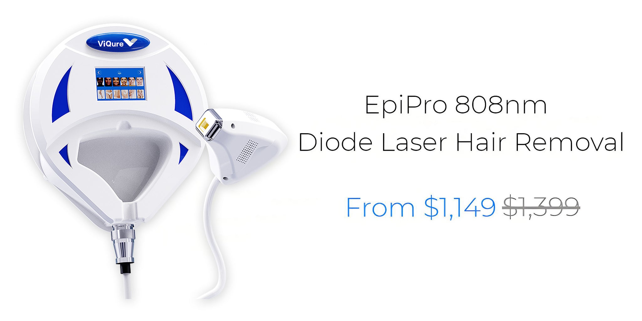 ViQure EpiPro 808nm Diode Laser Hair Removal Device